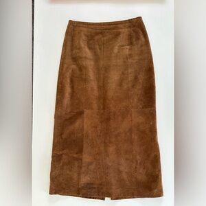 Bagatelle Rich Brown Pencil Skirt